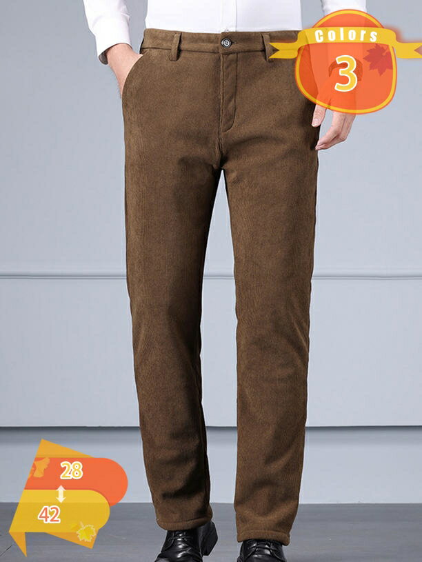 1000円OFFクーポン チノパン メンズ ビジネス コーデュロイパンツ ゴルフ 通勤 紳士着 ストレート チノパン あったか ストレッチ 暖か ズボン ビジネス カジュアル パンツ fascimo