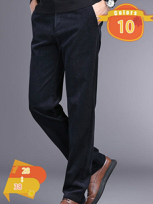 1000円OFFクーポン チノパン ノータック スラックス チノパン コーデュロイパンツ メンズ 秋冬 オールシーズン 厚手 スラックス ビジネス カジュアル ストレートパンツ fascimo