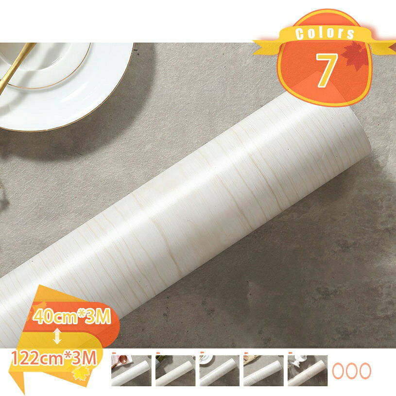 メイン素材：PVC【商品仕様】 「材質」：PVC「サイズ（幅*長さ）/巻」【注意】1、複数のピースの購入は継続的に（中断することなく）発送されることに注意してください。2、仕入れる生産ロットにより、色合いや模様の出方が若干変わる場合がございます。予めご了承ください。できるだけ一回で足りる分のサイズをご購入ください。【自粘着タイプ】強力な糊が裏面に塗布してあります。剥離紙を剥がし、そして壁紙を貼り付けるだけで、空間のイメージを一変することができます。すぐに使えるタイプだから、糊の拭き取り作業も不要で、手や床を汚すことなく掃除の仕事が減ります。【防水防油＆補修】この壁は、 生活防水性、防油性、耐摩耗性があり、防汚れで手入れ簡単です。家具の表面を色褪せや引き傷から保護するだけでなく、古い家電製品などを新しく見せることもできます。シンプルな色ながらも存在感があっておしゃれです。壁用のリフォームシートとしてはもちろん、家具（本棚、ワードローブ、テーブルやデスクなど）も自由にDIYしてリフォームできます。【お部屋をDIYで気分転換】お部屋やインテリアを簡単リフォームすることができる和風の木目壁紙です！シールタイプの壁紙なので、切って、剥がして貼るの4順序だけ。気軽に気分をガラッと転換であっという間におしゃれな部屋へ大変身！【適用場所が多い】リビング、ベッドルーム、ダイニング、キッチン、洗面所、トイレ、風呂、和室、窓、鏡、自販機、店舗、玄関、カフェ、幼稚園、保育園、託児所、病院、賃貸、会社、事務所、展示場などの場所はもちろん、デスクのセグメント、クローゼット、椅子、ノートパソコンなどの家具や小物のDIY模様替えにも非常に適しています。シール式の壁紙で、裏の台紙をはがして貼るだけで簡単にお部屋の模様替えができます。 商品について 【品質】 厚地で空気抜けがやり易く、下地が透けることもなく綺麗に貼れます。 【防水防油】 表面はPVC撥水加工なので、洗面所、トイレ、キッチン、浴室などの水回りでも大活躍！防水機能により、色褪せにくいし、防カビにもなる長持ちの一枚です。 【掃除簡単】 汚れても濡れた雑巾で簡単に拭き取れます。油跳ねのコンロ周辺もいつも清潔に保ちます。 【簡単作業】 壁紙シートの裏面は方眼紙が付いているから、裁断しやすく、長さも分かやすいタイプです。 のりつきで、ご需要に応じて剥がして貼るだけで超簡単！初心者でも簡単 DIY。 接着剤不要の粘着シールタイプで、簡単に貼れます。剥がせるから賃貸でもOK!! 【適用場所】 壁、リビング、ダイニング、キッチン、クローゼット、調理台、テーブル、デスク、洗面所、お風呂場、浴室、トイレ、玄関、リメイク家具、床、扉、クロス、ふすまの補修、フローリング、棚、板、収納ラック、箱、作業台，ドレッサー、洗面所、ドア、会社、事務所、幼稚園、保育園、浴室、店舗、カフェ、賃貸部屋、小物、子供部屋に幅広くご利用いただけます。 簡単な模様替え、壁修復、色褪せな家具の再生と保護に大活躍です。 貼り付け手順 1、汚れがないように貼る面をきれいに拭いて、乾かしてください。 2、メジャーや定規で貼る面の寸法を計り、少し大きめ（5cm - 10cm程度）にカットします。 3、裏面の剥離紙を剥がしながら、出来るだけ空気が入らないように端から丁寧に圧着していきます。 4、上下の余分な部分に定規を当てて、カッターでカットすれば完成です。 ご購入前の注意事項 1、貼る表面の状況の良し悪しは壁紙の使用寿命に影響します。 2、手作業による計測ですので、多少の誤差がある場合がございますので、予めご了承ください。 3、仕入れる生産ロットにより、色合いや模様の出方が若干変わる場合がございます。予めご了承ください。できるだけ一回で足りる量をご購入ください。 4、生産されたばかりの製品は少し臭いがします。これは正常な現象です。通風すると何日かで消えます。 5、お客様のパソコン環境により、画面上の色と商品の色が異なる場合がございます。ご案内している情報は参考用です。実際にお届けする商品をご確認くだウォールステッカー 北欧 子供 誕生日 動物 モノトーン 窓 木目 車 木 犬 蝶 身長計 壁紙シール 白 黒 花柄 茶色 グレー コンクリート ブラック 厚手壁紙 おしゃれ 北欧 部屋 玄関 diy 韓国 花柄 ストライプ シール ピンク 無料 壁紙シール 剥がせる お洒落 木目 グレー 黒 白 キッチン 防水 艶消し つや消し タイル壁紙 おしゃれ 部屋 北欧 トイレ 初心者 和柄 竹 リビング 3d のり付き はがせる シールタイプ シール 防水 防油 防汚 補修 ピンク レンガ 木目 キッチン剥がせる壁紙 白 木目 ツルツル コンクリート ベージュ 防水 キッチン 厚め つるつる ピンク 60cm グレー 黒 ビンテージ 花柄 タイル タイル調