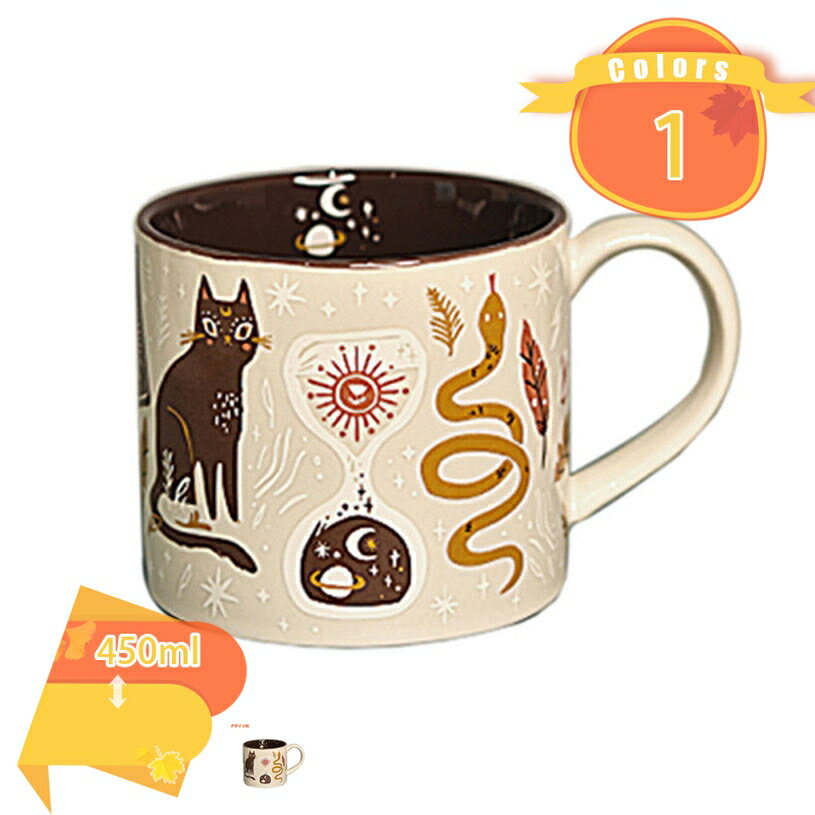 樂天商城 - 500円OFFクーポン マグカップ おしゃれ 陶器 大きい 可愛い コップ 北欧風 コーヒーカップ 焼き物 陶芸 和風 和食器 モダン マグ 美しい かわいい猫柄 コーヒー マグ デザイン ギフト マグカップ 結婚祝い インテリア 雑貨 エレガント シンプル 大人 モダン fascimo