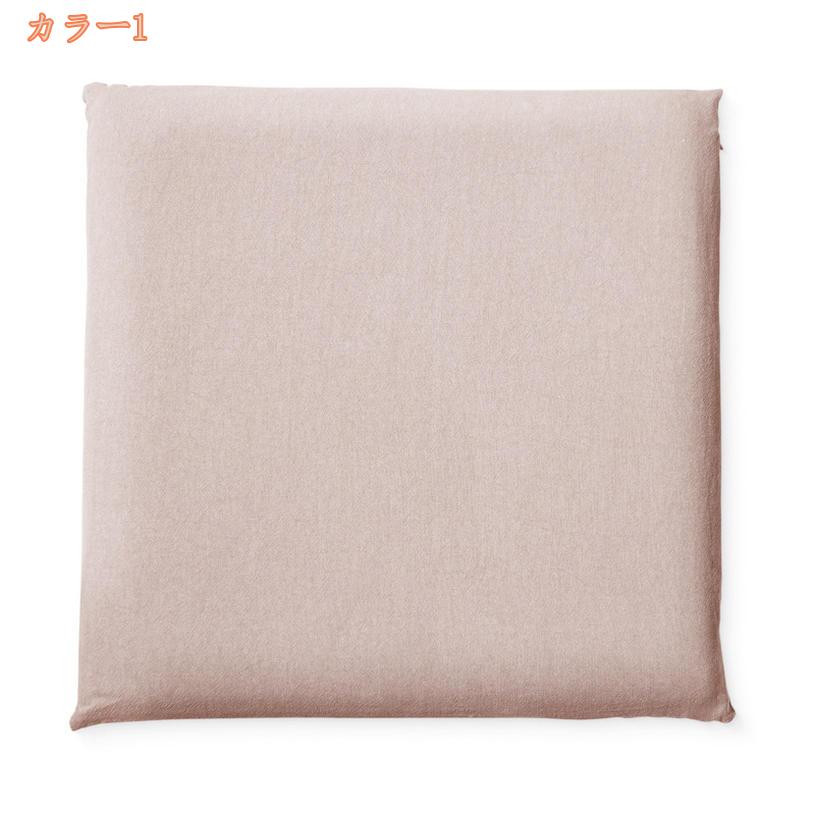 500円OFFクーポン フロアクッション 厚手 大きい スクエア 座布団 クッション 北欧風 おしゃれ 厚め 椅子 クッション ざぶとん かわいい ソファー用 床用 クッション オールシーズン 和座布団 ふわふわ 高反発 座面クッション 室内用 fascimo [3]