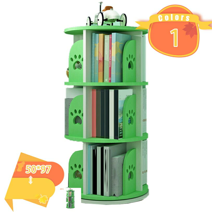 Rotating Bookshelf DVD Rack Natural Wood Manga Comic Rack Large Capacity Rotating Bookshelf Document Rack Magazine/Newspaper/Document Holder CD Rack DVD Rack Bookshelf Slim Living Room Tower Multi-tiered Storage Shelf Rotating Easy Assembly CD Rack Picture Book Shelf Creative Rotating Bookshelf fascimo