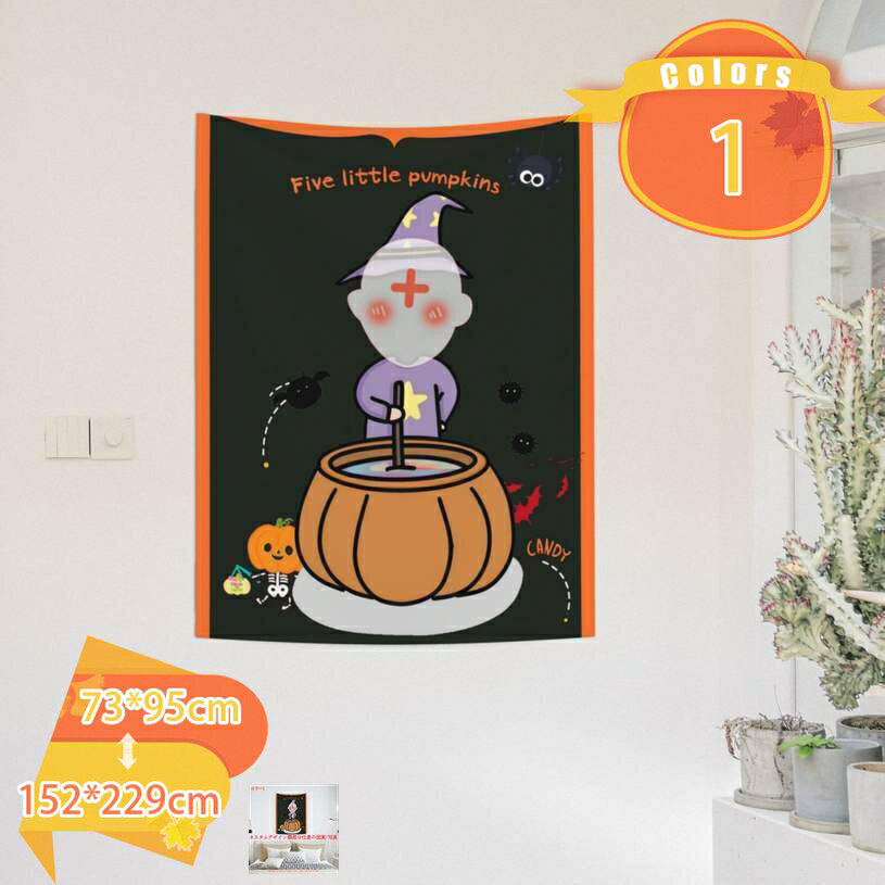 300円OFFクーポン タペストリー ハロウィン オーダーメイド 写真入り 記念品 顔部分はカスタマイズ可能 壁掛け おしゃれ 部屋 壁飾り 飾り コウモリ 雰囲気転換 飾り 布ポスター 多機能 洗濯可能 撮影用 背景布 個性ギフト ハロウィンギフト パーティ 装飾布