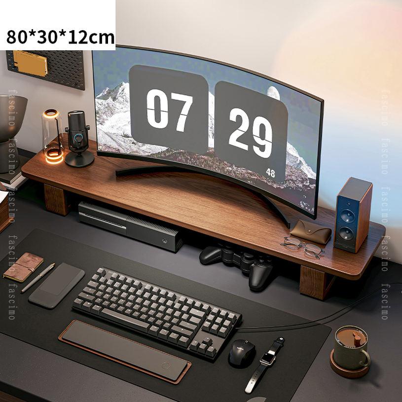 1000円OFFクーポン モニター台 木製 パソコン台 机上ラック pc台 机上 卓上棚 デスク 上置棚 収納 机上台 机上 ナチュラル 机上台 卓上収納 整理整頓 机上台 卓上ラック ウッドシェルフ モニター台 パソコンラック pcモニター台 パソコンラック fascimo fascimo-10052200 FASCIMO サンプル画像3