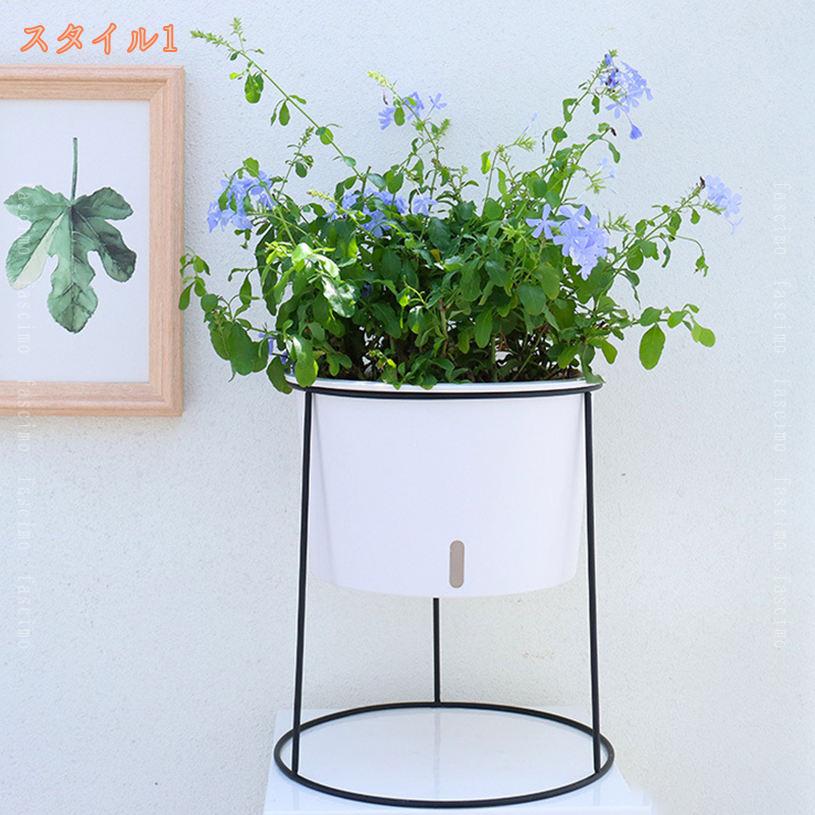 500円OFFクーポン ボールプランタースタンド ブラックガーデニング用品 ガーデニン...