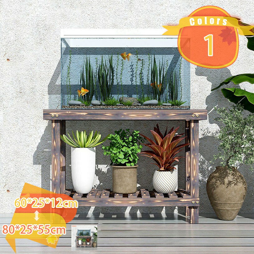 Flower Stand - フラワースタンド ウッドステージ ワイドタイプ フラワーラック プランター スタンド プランター台 飾り台 花台 棚 木製 屋外 盆栽スタンド 植物スタンド 植物棚 鉢置き 鉢植え置き 鉢スタンド 置き台 鉢置きスタンド 盆栽スタンド 植物スタンド fascimo