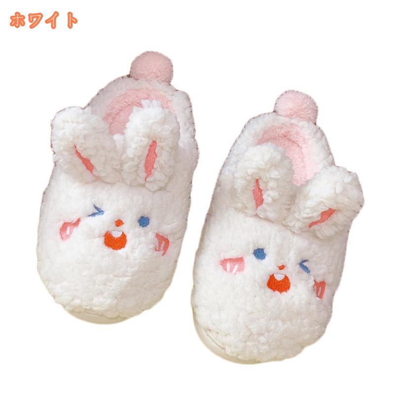 FASCIMOの520円OFFクーポン ルームシューズ レザー調 スリッパ 来客用 レディース メンズ かかとなし おしゃれ シンプル カジュアル カップル 部屋履き スリッパ トイレ 台所 キッチン 水周りムートン風のモコモコ暖か素材 バイカラーでお洒落に決まる ムートン風サンダル｜アングル2