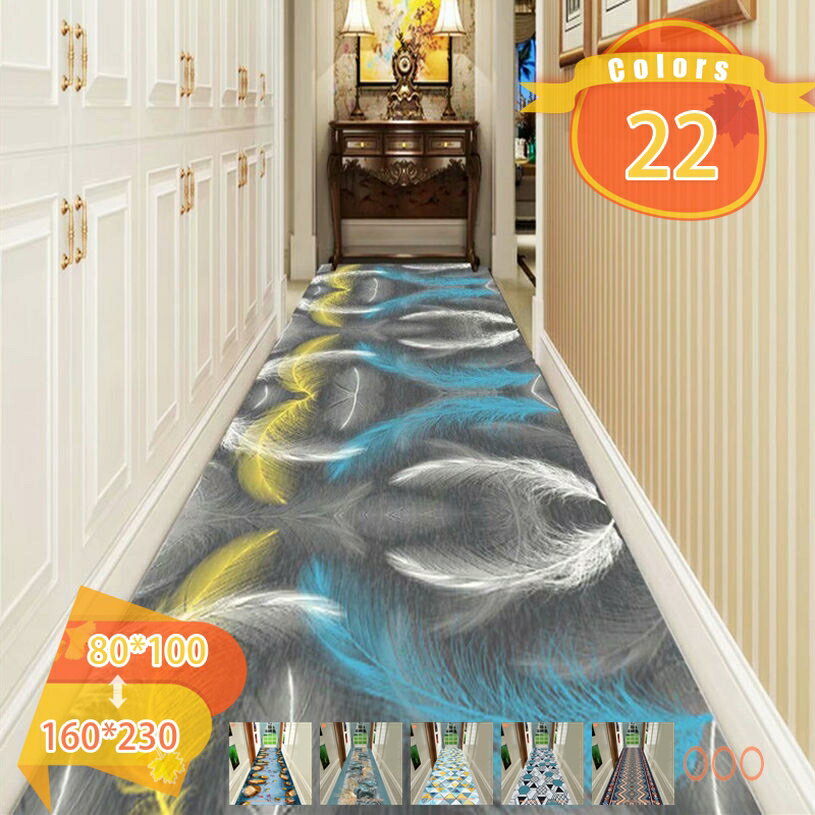 Rakuten - 廊下 カーペット 吸着 廊下敷き ロングカーペット ズレない 洗える 撥水 おしゃれ 無地 カーペットタイプ ロングマット 防音 ラグ 無地 養生保護マット ロングマット 廊下敷きマット 洗える 素足が喜ぶ 滑り止め付 オールシーズン fascimo