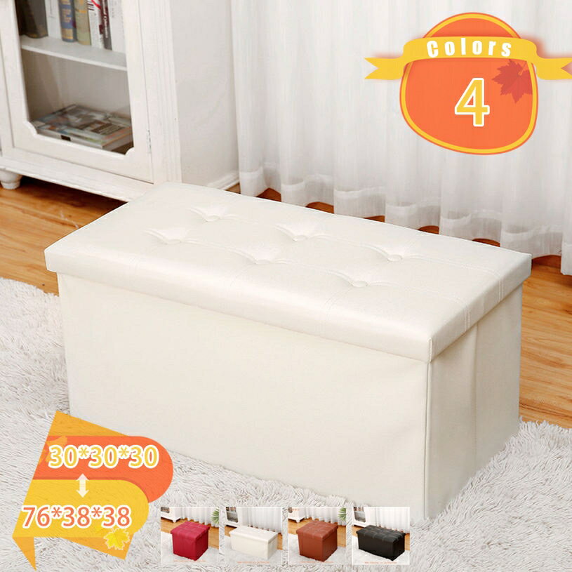 収納スツール ふた付き 座れる 折りたためる オットマン 収納ボックス 椅子 かんたん組立 おしゃれ 収納ベンチ 収納ボックス 多機能 折り畳み可能 踏み台 足置き 衣類収納ボックス 折りたたみスツール おもちゃ箱 fascimo