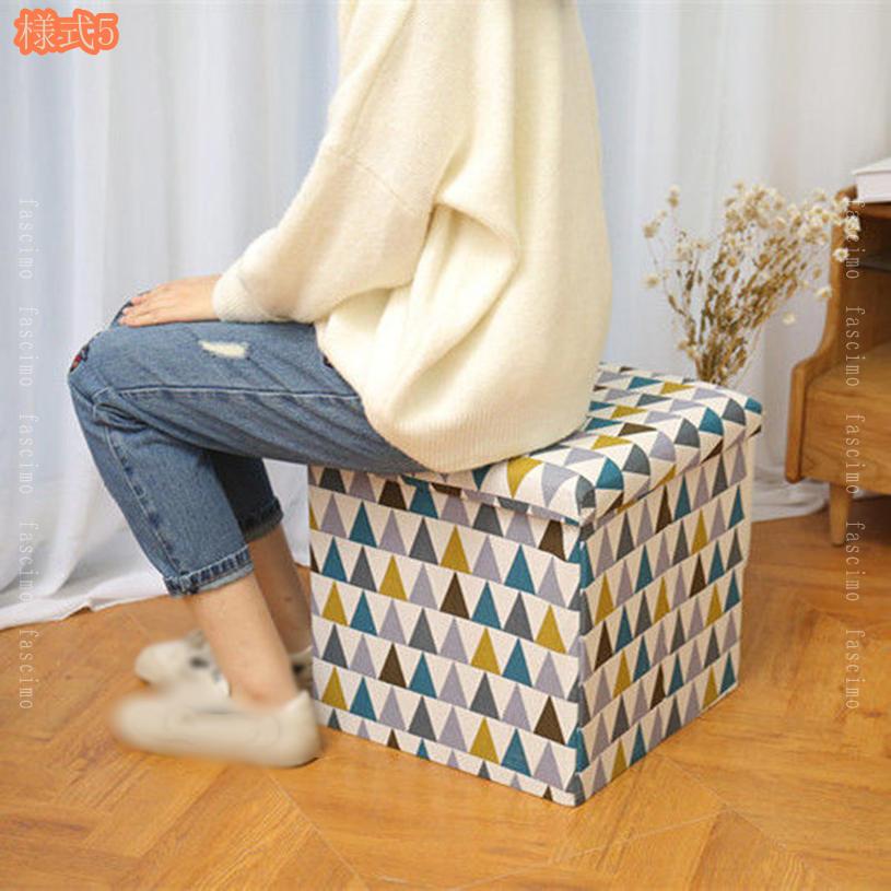 収納スツール オットマン 折りたたみ式 収納ボックス ストレージチェア 足置き 踏...