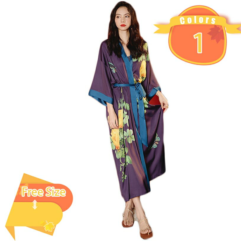 Negligees - ネグリジェ 大きいサイズ 部屋着 パジャマ 長袖 冷感 防臭 汗取り ゆったり ワンピースパジャマ ストライプワンピース ホームウェア おうち グリーン 2XL fascimo