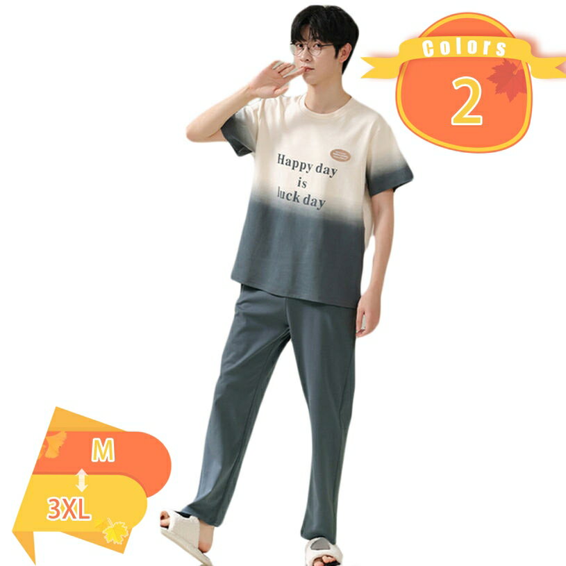 Pajamas - ルームウェア 夏 レディース メンズ パジャマ 半袖 上下セット 部屋着 長ズボン カジュアル セットアップ 寝間着 寝巻き かわいい チェック柄 ナイトウェア 夏 スウェット パジャマ 上下 & セット fascimo