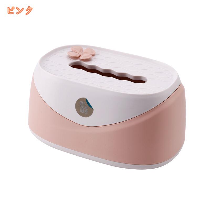 FASCIMOの300円OFFクーポン ティッシュケース 卓上 インテリア雑貨 オフィス ペーパータオル用 生活感 ピンク プラスチック つめかえ用 おしゃれ 置き型 グリーン 防水ティッシュボックス モダン 使いやすい インテリア リビングルーム 洗面台 お手拭き fascimo｜アングル2