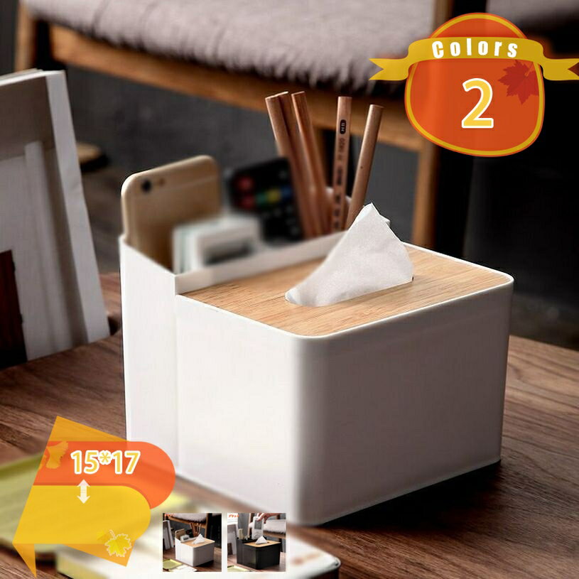 ペーパータオルホルダー 長方形 シンプル 卓上 業務用 取り出しやすい オフィス 台所 おしゃれ ペーパーケース 北欧 木製 デスク モダン カバー リビングルーム 片付け レストラン つめかえ用 家具 詰め替え 便利グッズ シック fascimo