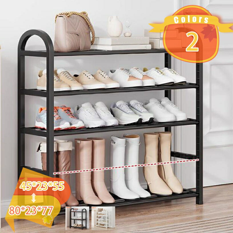 500円OFFクーポン シューズラック 収納 大容量 スリム 靴箱 省スペース分割可 玄関すっきり シューズラック 収納 靴置き 分割可能 スリム 靴箱 下駄箱 靴入れ 省スペース玄関 大容量 簡単 組み立て 工具不要 シューズラック スリム 靴収納 3段/4段/5段 fascimo