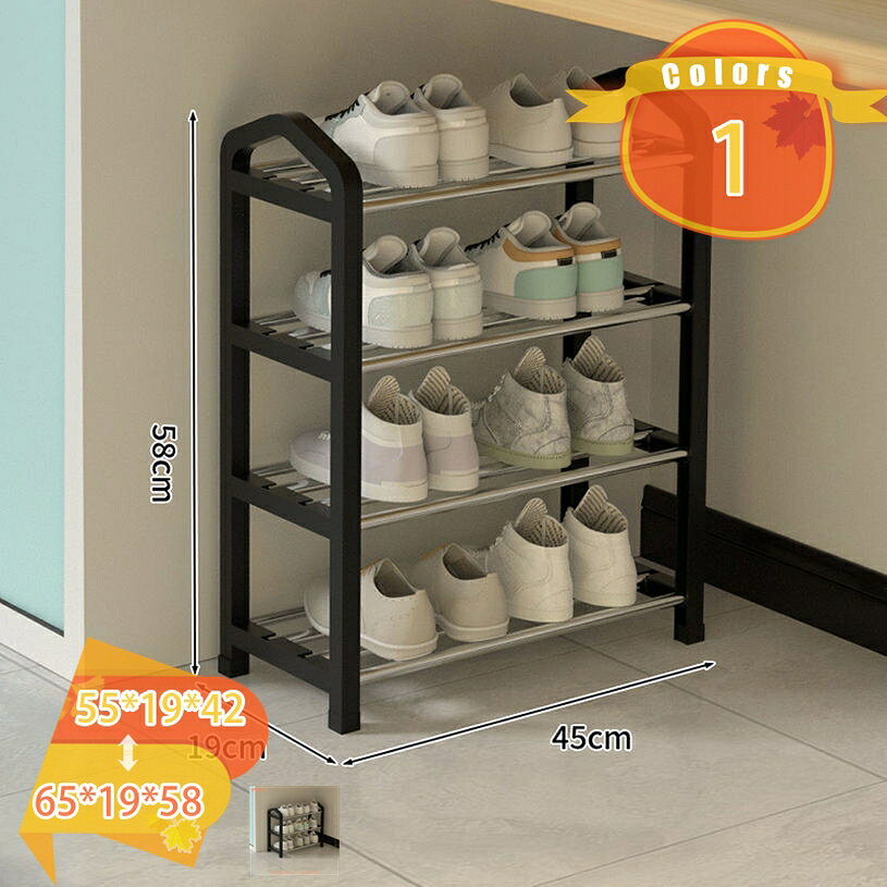 300円OFFクーポン 簡易シューズラック 3段/4段 スリム 靴 省スペース くつ 下駄箱 シューズボックス ブーツ収納ラック 靴箱 玄関 オシャレ 収納 棚 一人暮らし 薄型 コンパクト 大容量 軽量 靴ラック 片付け 整理整頓 ブーツ シューズラック シューズ棚 fascimo