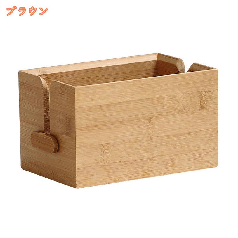 1000円OFFクーポン ティッシュケース 竹製 ティッシュカバー ふた付き ボックスティッシュ ペーパータオル ティッシュペーパー カバー ケース おしゃれ 多機能 防水耐久 多用途 引っ越し祝い プレゼント ギフト 天然木 北欧 fascimo [2]