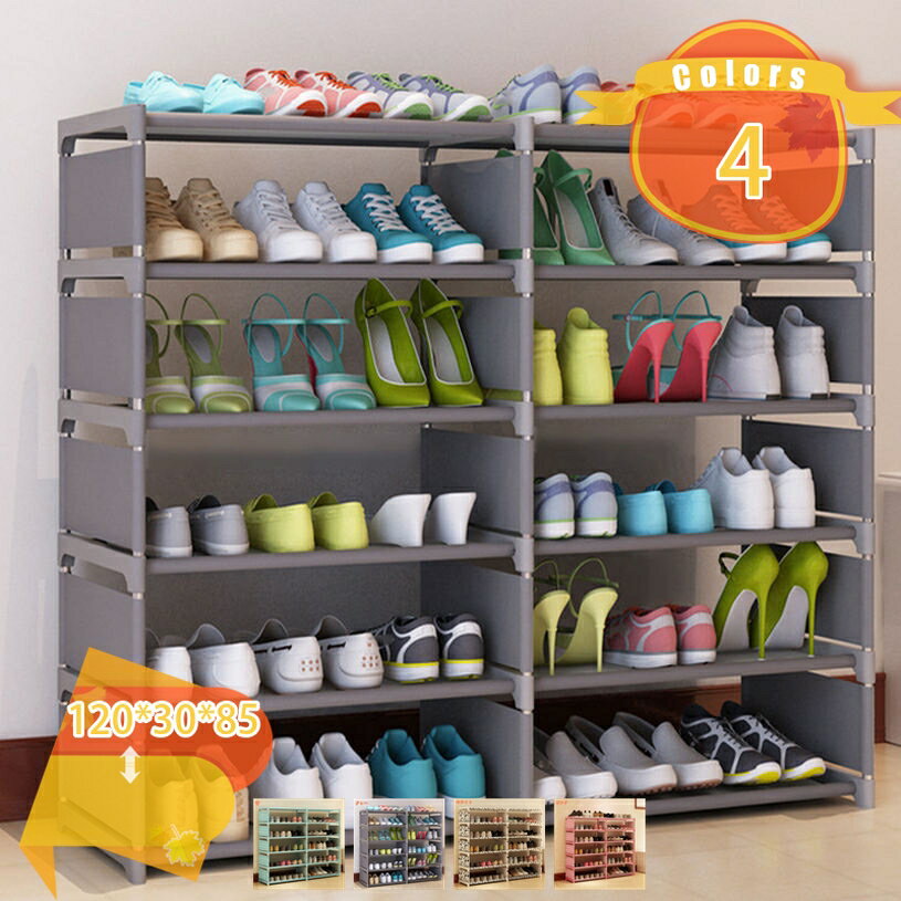 シューズラック スリム 靴収納 靴棚 省スペース 大容量 組み立て式 靴置き コンパクト 分割可能 狭い 玄関 廊下 クローゼット アパート用 靴箱 下駄箱 靴入れ シューズラック 組み立て式 大容量 靴収納 下駄箱 スリムシューズラック fascimo