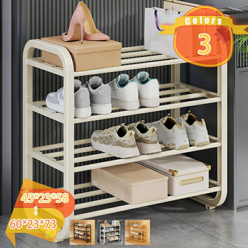 樂天商城 - シューズラック 4段/5段 幅45/60×奥行23×高さ58/73cm 収納 靴置き 分割可能 スリム 靴箱 下駄箱 靴入れ 省スペース玄関 大容量 簡単 組み立て 工具不要 シューズラック スリム 大容量 4段/5段 収納 靴箱 省スペース DIY可能 玄関 fascimo