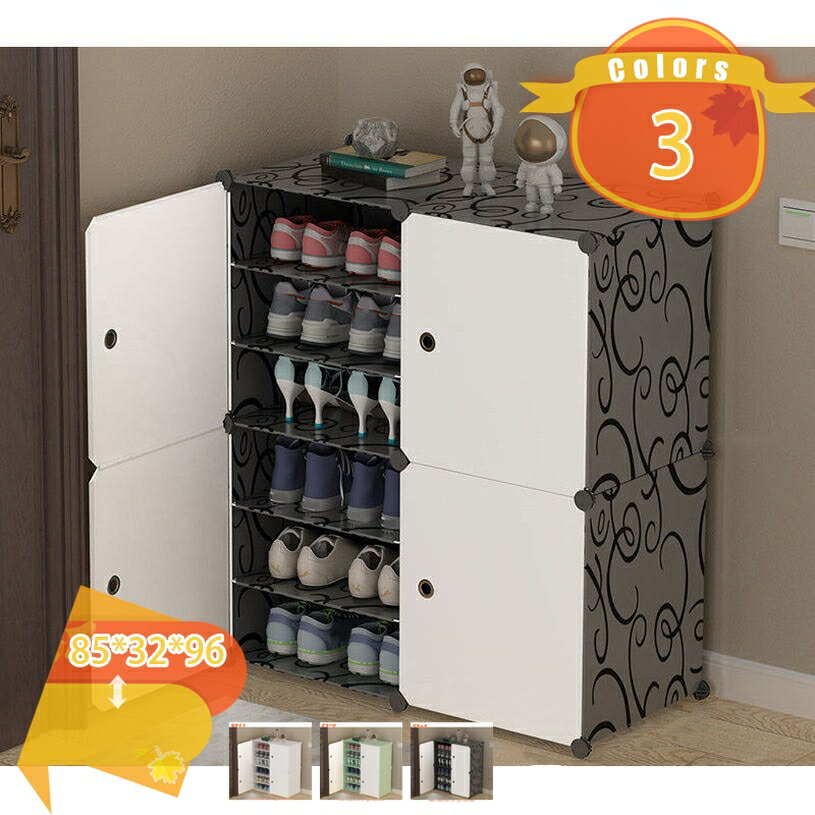 シューズラック 靴収納 6段 シューズラック 組み立て式 大容量 靴収納 下駄箱 スリムシューズラッ 玄関収納 おしゃれ 靴入れ 靴棚 組み立て簡単 省スペース 安定性が優れ シューズラック 6段 靴箱 下駄箱 シューズラック fascimo