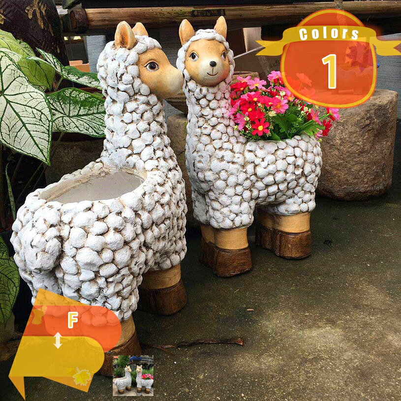 置物 植木鉢 動物 ガーデニング用品 おしゃれ 置き物 ガーデンオブジェ 庭 飾り インテリア オーナメント アニマル 園芸用品 オブジェ かわいい 玄関 ベランダ アウトドア デコレーション 新築祝い 誕生日 プレゼント fascimo
