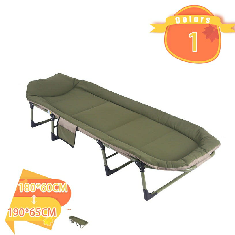 With Mattress - 簡易ベッド コンパクト 軽量 シングル 一人掛け 3秒収納 一人暮らし オフィス 来客用 お庭 旅行 在宅 収納便利 安定 仮眠 スチールフレーム 寝心地いい 便利活用 折り畳みベッド fascimo