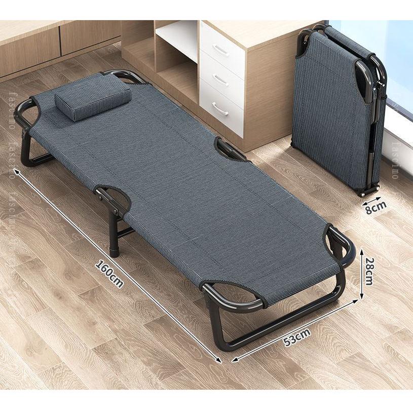 FASCIMOの1000円OFFクーポン 携帯式 折りたたみベッド シングル 職場昼寝 簡易休息チェア 家庭用 介護付き添い 軽量ポータブル寝台 緊急用 短い休憩 一時使用寝具 レジャーベッド リラックスベッド fascimo｜アングル3