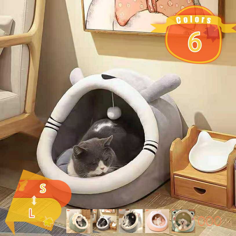 ペットベッド 冬 猫 犬 ベッド 小型犬 猫 秋冬用 洗える 暖かい ドーム型 ふわふわ あったか 猫ハウス 防寒 ペット寝袋 ふかふか 室内 ペットハウス ねこ 犬小屋 あったかい おしゃれ 可愛い 秋冬 うさぎ 寒さ対策 ペット用品 fascimo