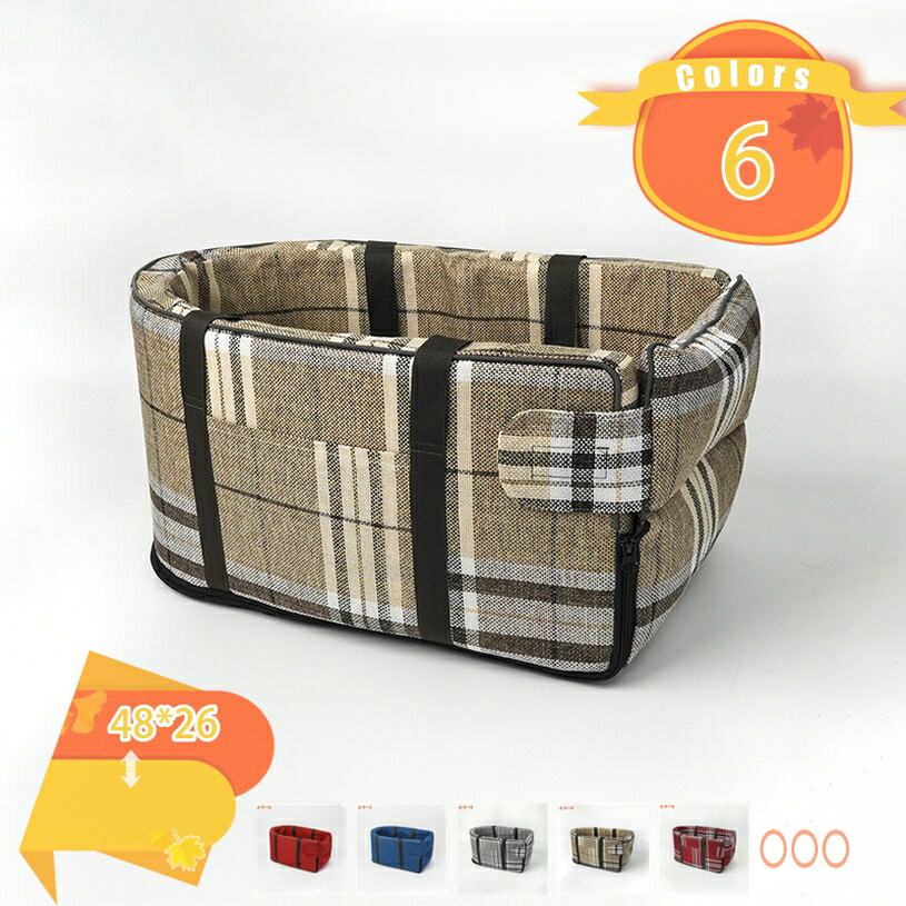 ドライブベッド ペット用 ドライブボックス 犬 猫 小型犬用 お出かけ 車用ペットシート 座席シート 車載 ベッド カー用品 洗濯可 飛び出し防止 ペットキャリー ペット用ベッド アウトドア防災 fascimo