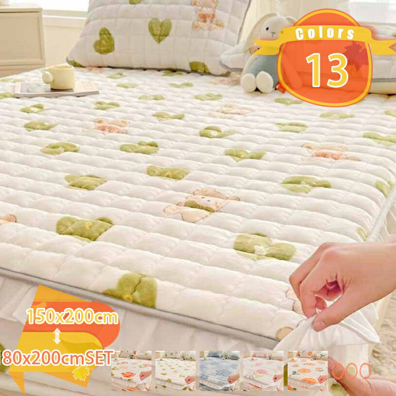 冬 敷きパッド 吸湿発熱 防臭 静電気防止 毛布 あったか ボックスシーツ シングル 冬用 パッドシーツ セミダブル 敷き毛布 ふわふわ 洗えるフランネル 暖か 毛布パッド 洗い替え 寝心地360℃全周防止 fascimo