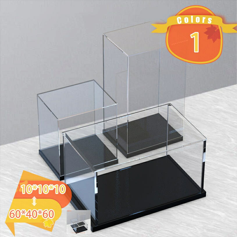 500円OFFクーポン ディスプレイケース 小型 クリア アクリルケース 防塵カバー付き 高透明コレクションケース フィギュア・模型・ぬいぐるみ・プラモデル収納 多機能 卓上展示・保管に最適 家庭用/店舗用 組立品 fascimo