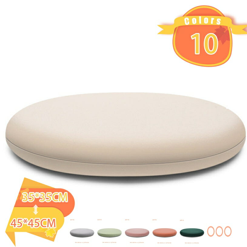 チェアパッド 丸 低反発 ふわふわ チェアパッド 北欧風 おしゃれ 洗える 丸座布団 丸椅子 クッション ダイニング チェア用クッション 滑り止め シートクッション 厚手 可愛い 座布団 椅子用 フロア シートクッション fascimo