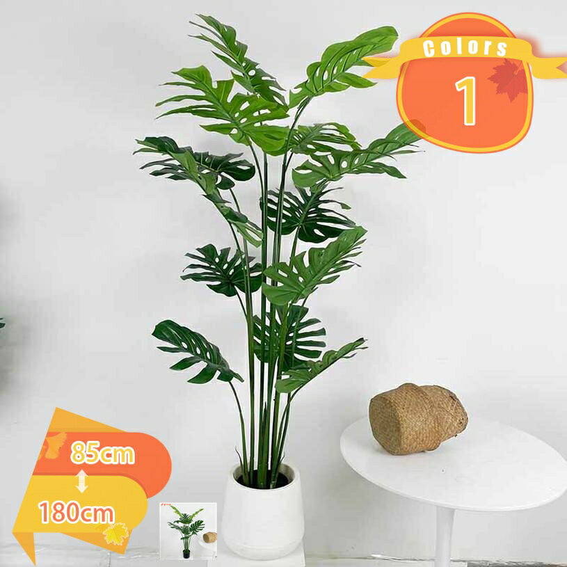 フェイクグリーン 観葉植物 フェイク モンステラ 人工観葉植物 リアル 本物そっくり インテリア 室内 屋外 トイレ 鉢植え 玄関 リビング オフィス 造花 人工観葉樹 防臭 抗菌 水やり不要 大きめ 事務所 店舗 会議室 ホテル 引越し祝い fascimo