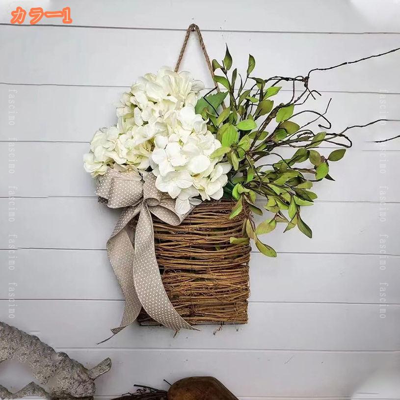 クリスマスリース 玄関ドア用 北欧 大きい 逆さまのクリスマスツリー 北欧 ドア飾...