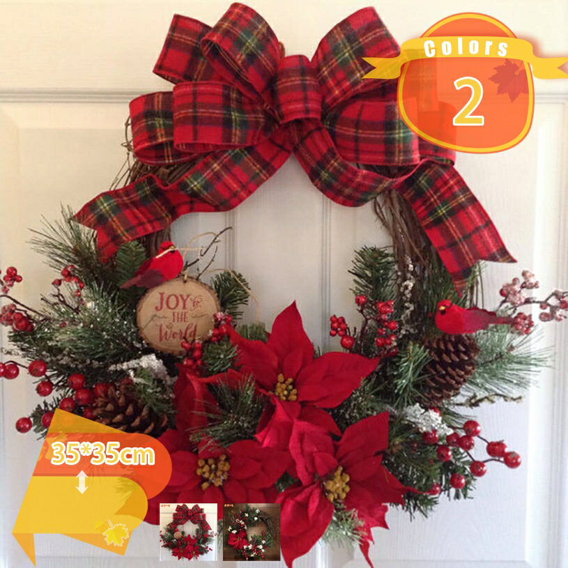 500円OFFクーポン クリスマスリース クリスマス飾り壁飾りクリスマス飾り 花輪 松かさ ドア 玄関 庭園 華やか 可愛い クリスマス デコレーション かわいい おしゃれ クリスマスリース 玄関リースクリスマスリース オーナメント fascimo