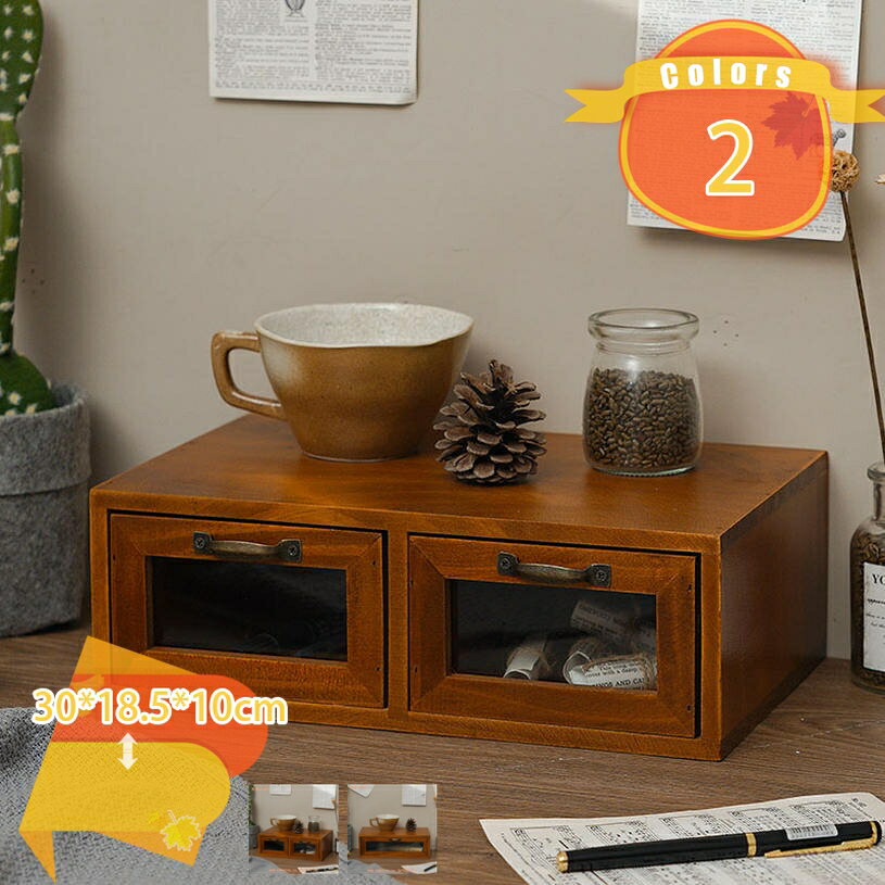 500円OFFクーポン 引き出し 小物収納 木製 卓上チェスト収納 収納ボックス 引出し 整理箱 シンプル おしゃれ ナチュラル 軽量 デスク用 オフィス リビングチェスト 書斎 贈り物 書類整理 A4対応 小物入れ 収納ケース アクセサリー収納 fascimo