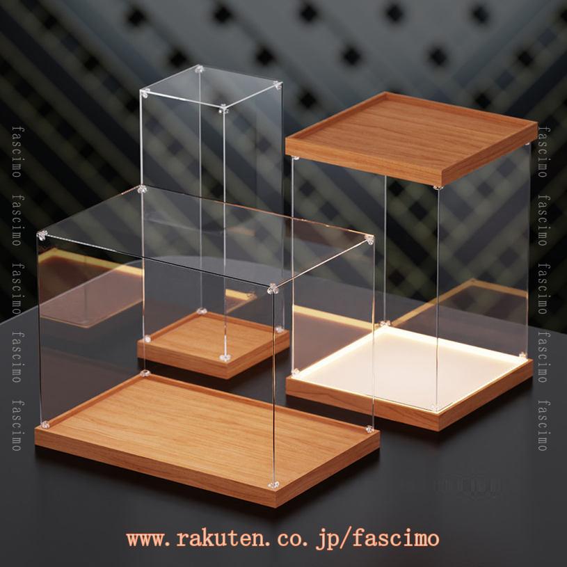 500円OFFクーポン ディスプレイケース 柱形 収納ボックス ガラスドーム コレクター...