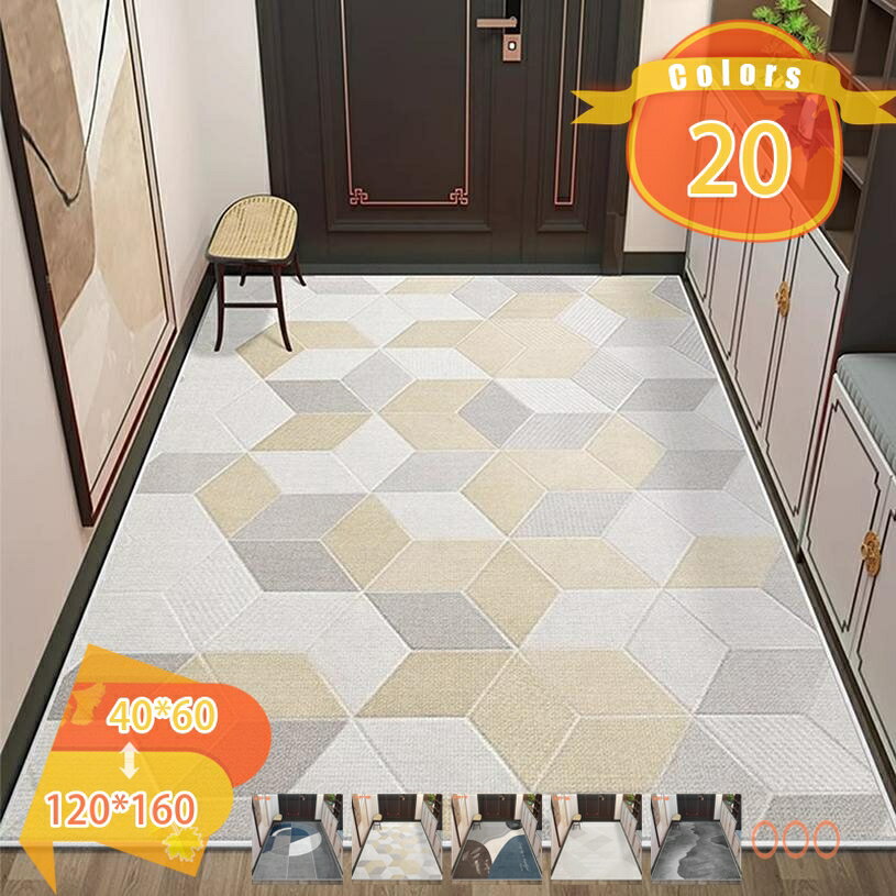 Door Mats - 玄関マット 泥よけマット WELCOME マット 屋外 泥落とし 室内 かわいい おしゃれ ズレない フラワー 花柄マット 泥除け ドアマット 家庭用 業務用 ウエルカム 屋外用 店舗カフェ お店用 インテリア エントランスマット fascimo