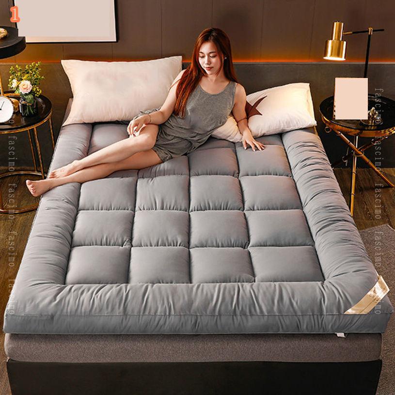 FASCIMOの820円OFFクーポン ベッドパッド 高クッション性 防湿 やわらか 冷え対策 春夏秋冬用 ノンスリップ 吸汗 毛抜けにくい 無地 折りたたみ式 体圧分散 お昼寝用 保温 ムレにくい ポリエステル 北欧 爪とぎ防止 敷パッド 吸湿 速乾 fascimo｜アングル2