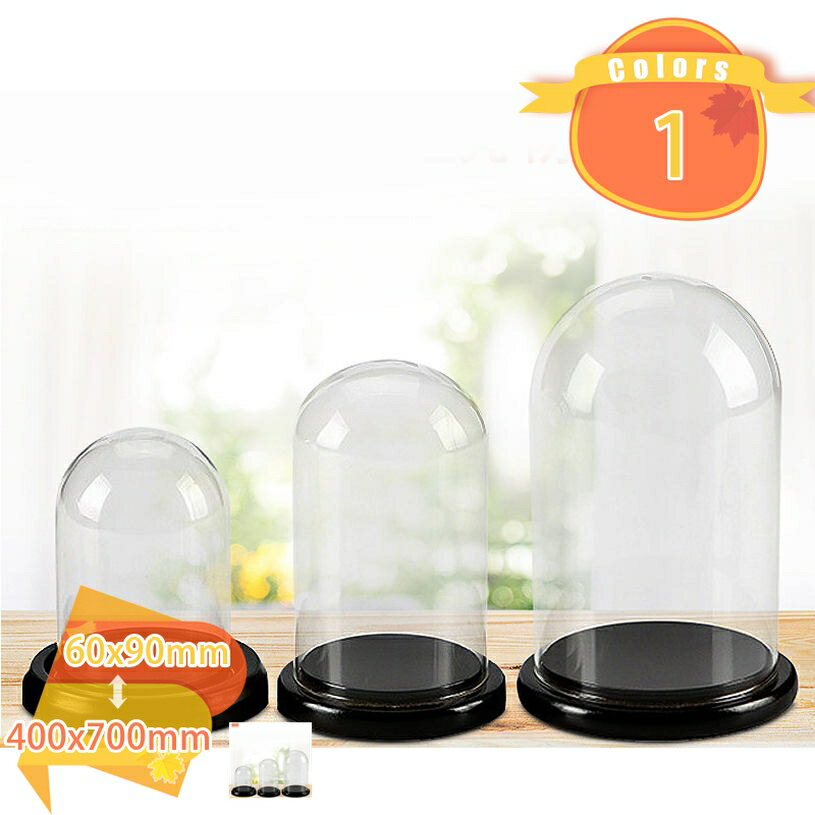 500円OFFクーポン ガラスドーム 小さい 円柱 展示用 保護用 シンプル 卓上展示 小物 植物 フィギア ショーケース 透明ガラスカバー ディスプレイ 手作り 模型ケーキ ジュエリー収納 フィギュア fascimo