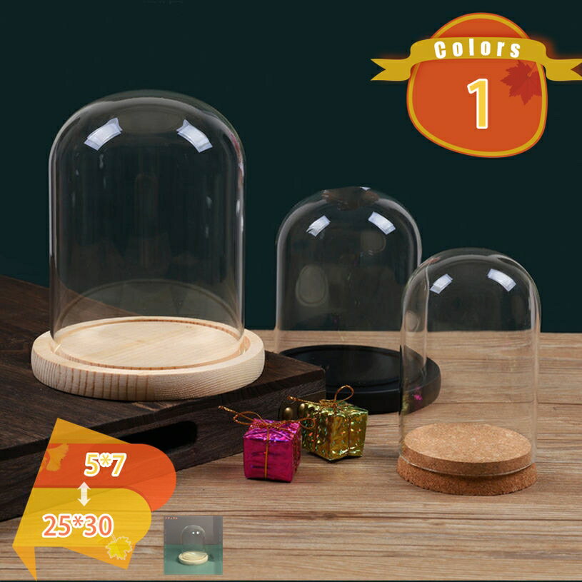 500円OFFクーポン ガラスドーム 小さい コレクションケース 多機能 透明ガラス 撥水 ブロック 模型 ミ..