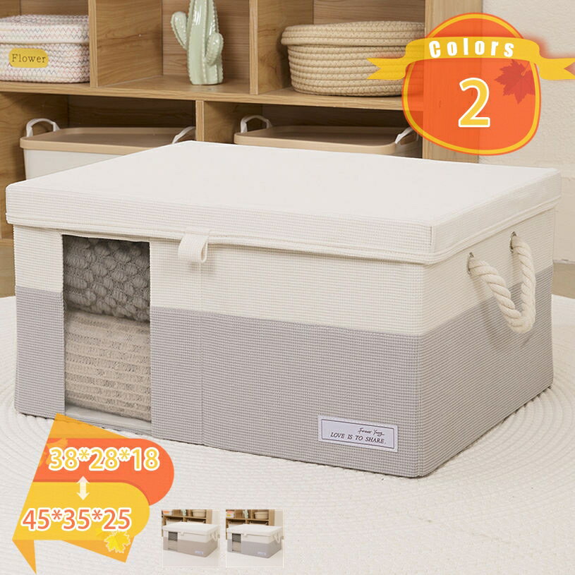 1000円OFFクーポン 収納ケース 小物 収納BOX 衣装ケース フタ付き ふた付き 衣類収納ボックス 収納ボックス 蓋付きボックス 取っ手付き 家具 おしゃれ インテリア おもちゃ収納 押入れ収納 雑貨収納 おもちゃボックス おもちゃ箱 fascimo
