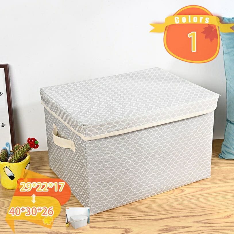 300円OFFクーポン 蓋付き収納ボックス 収納ケース 大容量 衣装ケース 衣類収納 折り畳み 積み重ね 取っ..