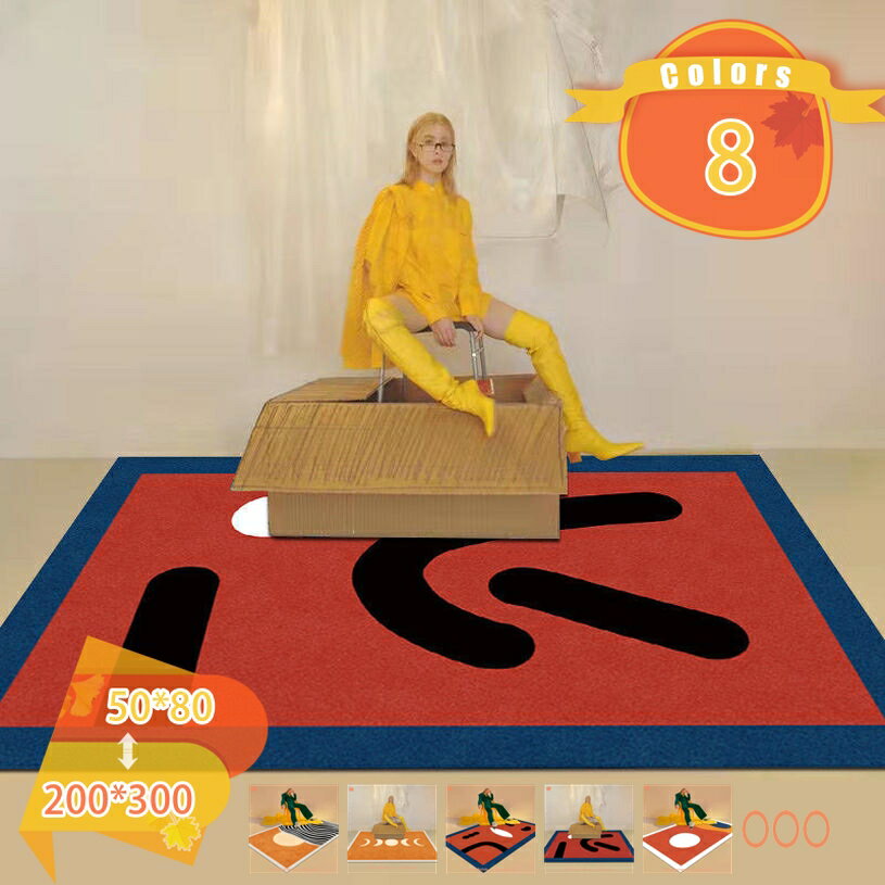 カーペット ラグ マット 柔らかい 絨毯 北欧 モダン 滑り止め付 防ダニ 抗菌防臭 耐摩耗性 センターラグ 折り畳み ホットカーペット対応 ラグ 北欧 おしゃれ 3畳 ラグマット 洗える ホール/リビング/ベッドルーム プレイマット fascimo