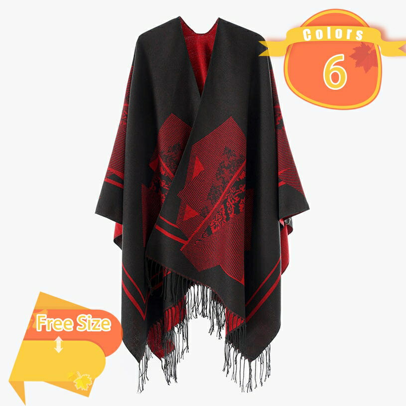 1000円OFFクーポン ポンチョ マント レディース コート 防寒 暖かい あったか ブランケット ポンチョストール カーディガン ケープ マント オフィス パーティー 披露宴 かわいい おしゃれ プレゼント ジャケット 快適 冷房対策 fascimo