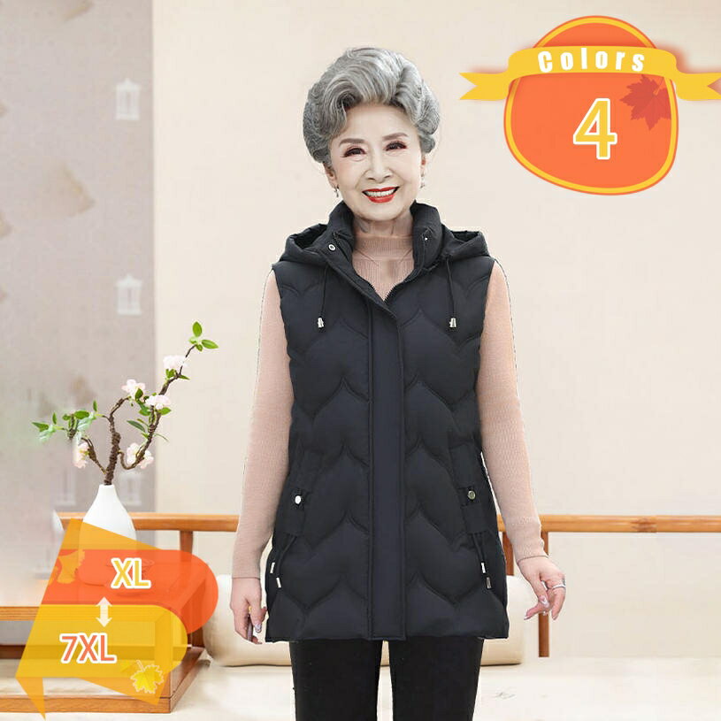 1000円OFFクーポン レディース ダウンベスト フード付き ショート丈 中綿ベスト 綿入れ 中綿 ジャケット 袖なし コート ノースリーブ アウター 冬服 防寒着 ファッション 通勤 通学 お出かけ アウトドア 大きいサイズ fascimo