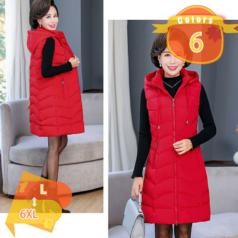 777円OFFクーポン 中綿ベスト フード付き 厚手 おしゃれ 暖かい 防寒ベスト 大きいサイズ 無地 軽量 レディース 防寒対策 ゆったり 体型カバー ファッション 通勤 通学 アウトドア 無地 綿入れコート 袖なし ノースリーブ スリム アウター fascimo