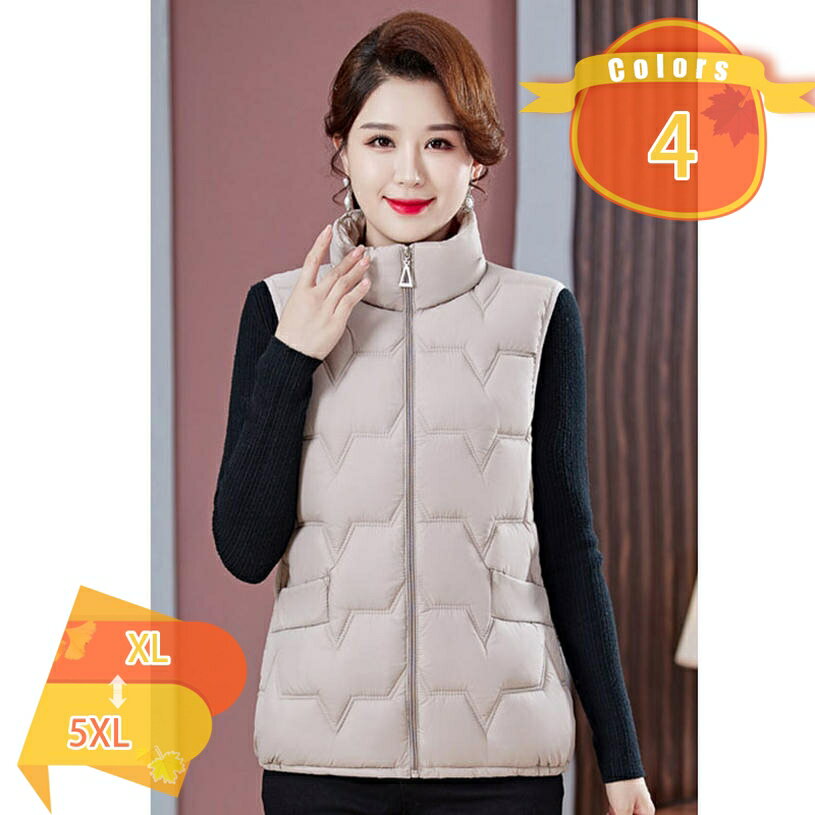 777円OFFクーポン 中高年 ダウンベスト レディース ベスト ダウン ジャケット ノースリーブ アウター 立ち襟 防寒着 暖かい 冬 軽量 おしゃれ カジュアル アウトドア 中綿ベスト オシャレ 袖なし 無地 シンプル あったか 50代 30代 40代 fascimo