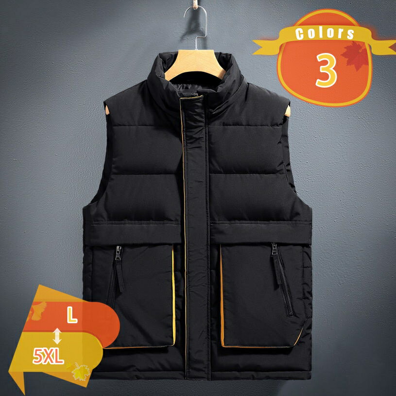 300円OFFクーポン フード付き ダウンベスト メンズ 大きいサイズ 中綿 アウトウェア 冬服 アウター 防寒 無袖 おしゃれ 暖かい 秋冬 中綿ベスト 中綿ジャケット メンズベスト 秋 冬 防寒着 あったか ゴルフウェア 中綿ブルゾン カジュアル fascimo