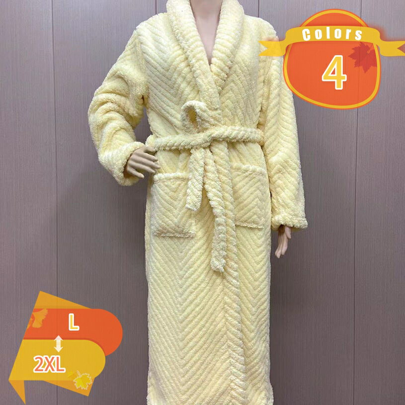 ネグリジェ ルームウェア 部屋着 ゆったり レディース 春 秋 長袖 薄手 パジャマ 体型カバー 前き シャツワンピース シンプル ロング丈 無地 大人 おしゃれ 可愛い fascimo